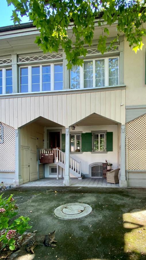 Lovely Studio In A Villa From 18Th Century Thun Bagian luar foto