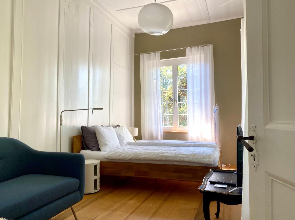 Lovely Studio In A Villa From 18Th Century Thun Bagian luar foto